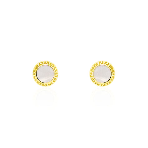 Boucles D'oreilles Puces Himelinda Or Jaune - Clous d'oreilles Femme | Histoire d’Or