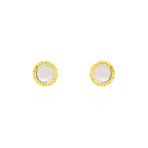 Boucles D'oreilles Puces Himelinda Or Jaune - Clous d'oreilles Femme | Histoire d’Or