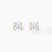 Boucles D'oreilles Puces Eddie Or Jaune Oxyde De Zirconium - Clous d'oreilles Femme | Histoire d’Or