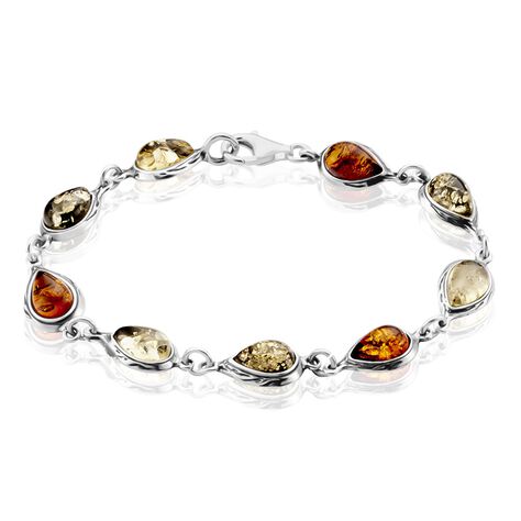 Bracelet Argent Blanc Fallone Ambres - Bracelets Femme | Histoire d’Or