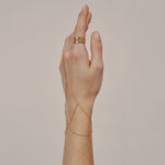 Bijou De Main Irina Argent Jaune - Bracelets Femme | Histoire d&rsquo;Or