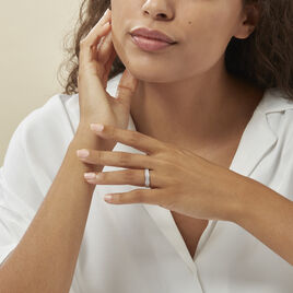 Bague Kaycee Argent Blanc Oxyde De Zirconium - Bagues avec pierre Femme | Histoire d’Or