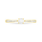 Bague Solitaire Hemera Or Jaune Diamant - Bagues solitaires Femme | Histoire d&rsquo;Or