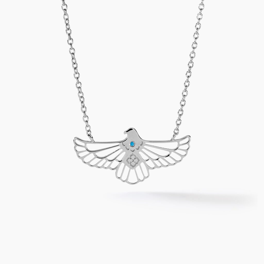 Collier Aviana Argent Blanc Oxyde De Zirconium - Colliers fantaisie Femme | Histoire d&rsquo;Or