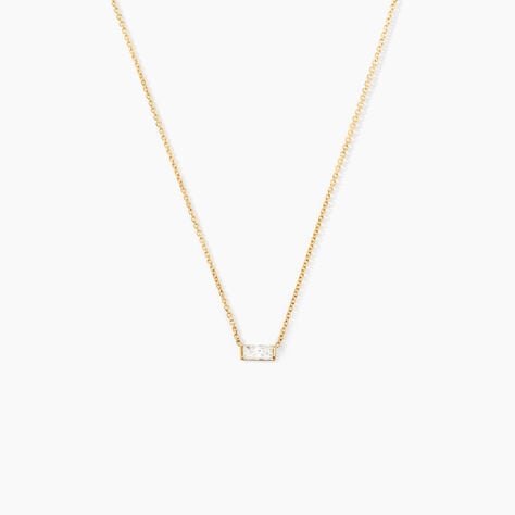 Collier Lawry Or Jaune Oxyde De Zirconium - Colliers Femme | Histoire d’Or
