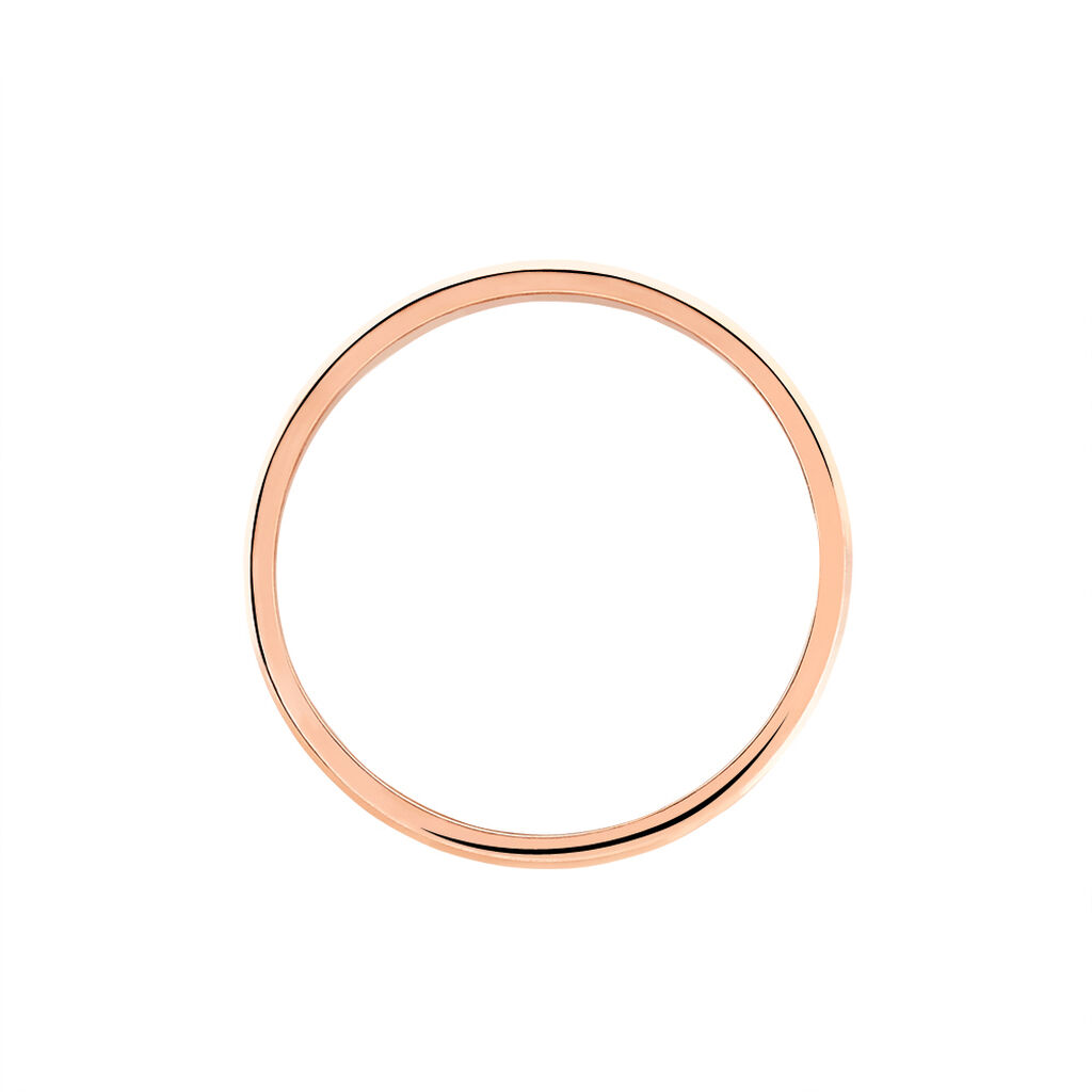 Alliance Fantaisie Diamantee Ruban Plat Or Bicolore - Alliances Unisex | Histoire d&rsquo;Or