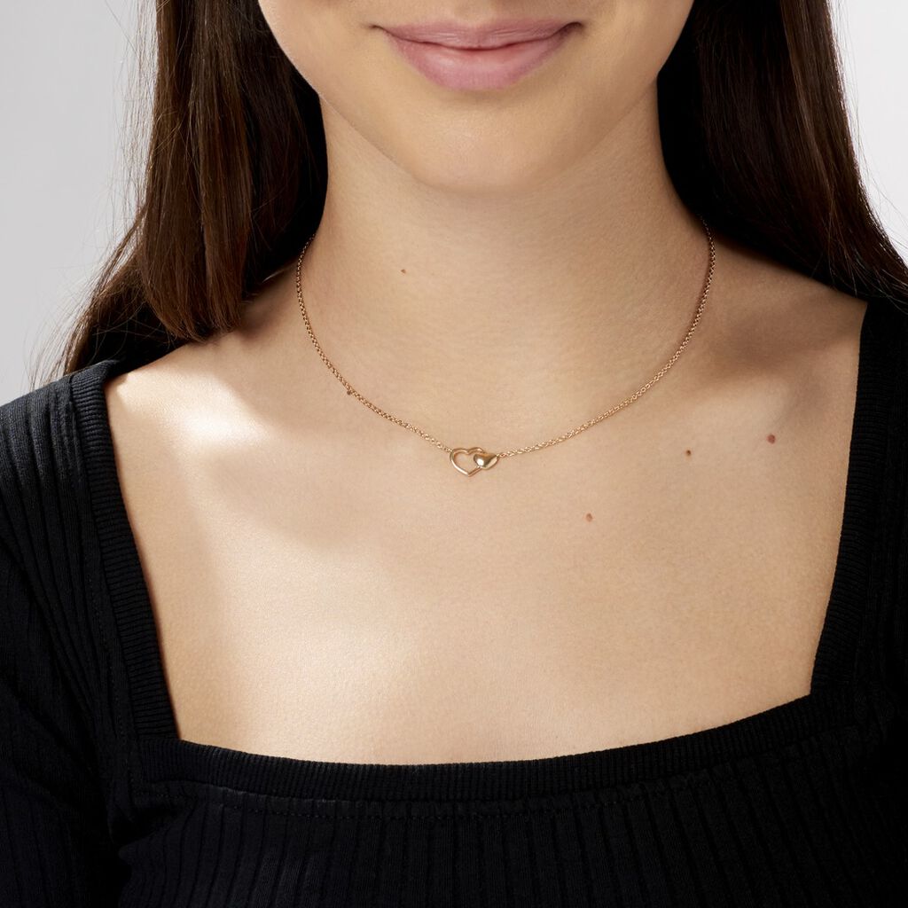 Collier Karelae Plaqué Or Jaune - Colliers Coeur Femme | Histoire d’Or