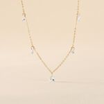 Collier Or Jaune Leucitica Oxydes De Zirconium - Colliers Femme | Histoire d&rsquo;Or