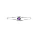 Bague Veroucha Or Blanc Amethyste - Bagues solitaires Femme | Histoire d’Or