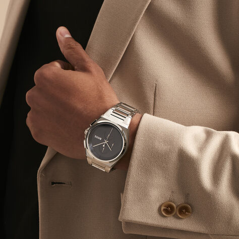 Montre Boss steer Chrono Bleu - Montres Homme | Histoire d’Or
