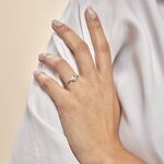 Bague Trilogie Or Blanc Diamant - Bagues avec pierre Femme | Histoire d&rsquo;Or