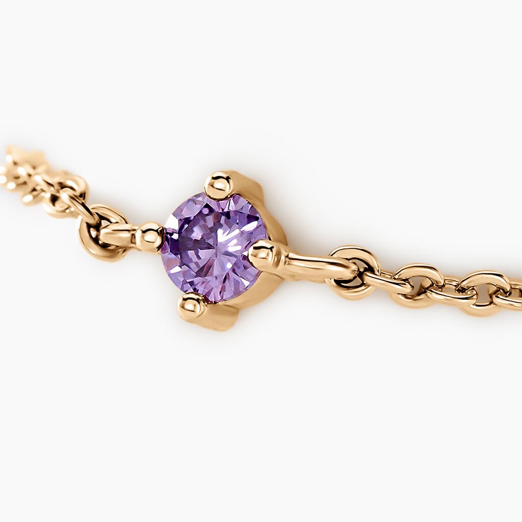 Bague Lilou Plaqu&eacute; Or Dor&eacute; Oxyde De Zirconium - Bagues solitaires Femme | Histoire d&rsquo;Or