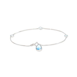 Bracelet Benedict Or Blanc Topaze - Bracelets Femme | Histoire d’Or