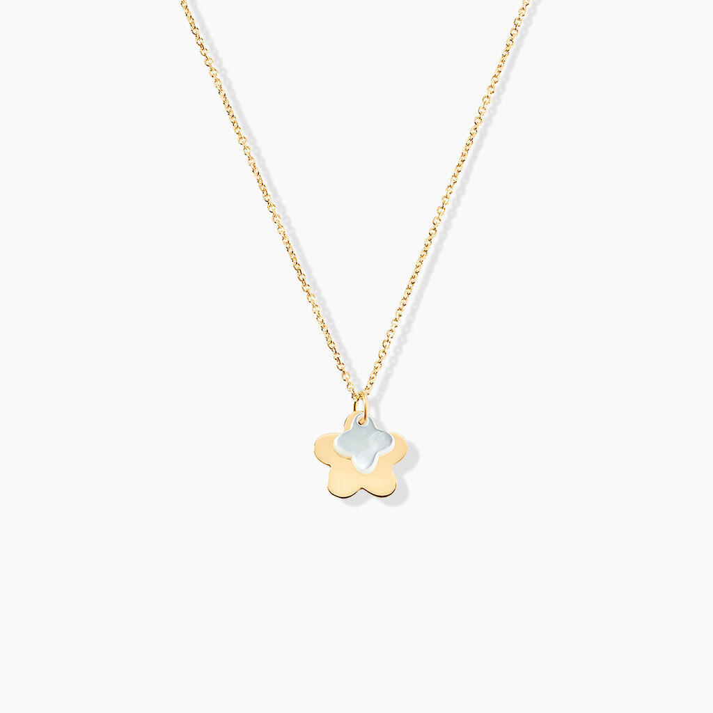 Collier Cleomelia Fleur Or Jaune - Colliers Enfant | Histoire d&rsquo;Or