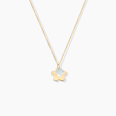 Collier Cleomelia Fleur Or Jaune - Colliers Enfant | Histoire d&rsquo;Or