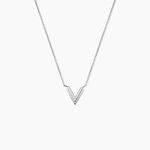 Collier Nollia Argent Blanc Oxyde De Zirconium - Colliers fantaisie Femme | Histoire d&rsquo;Or