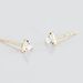 Boucles D'oreilles Puces Achilee Or Jaune Oxyde - Clous d'oreilles Femme | Histoire d’Or