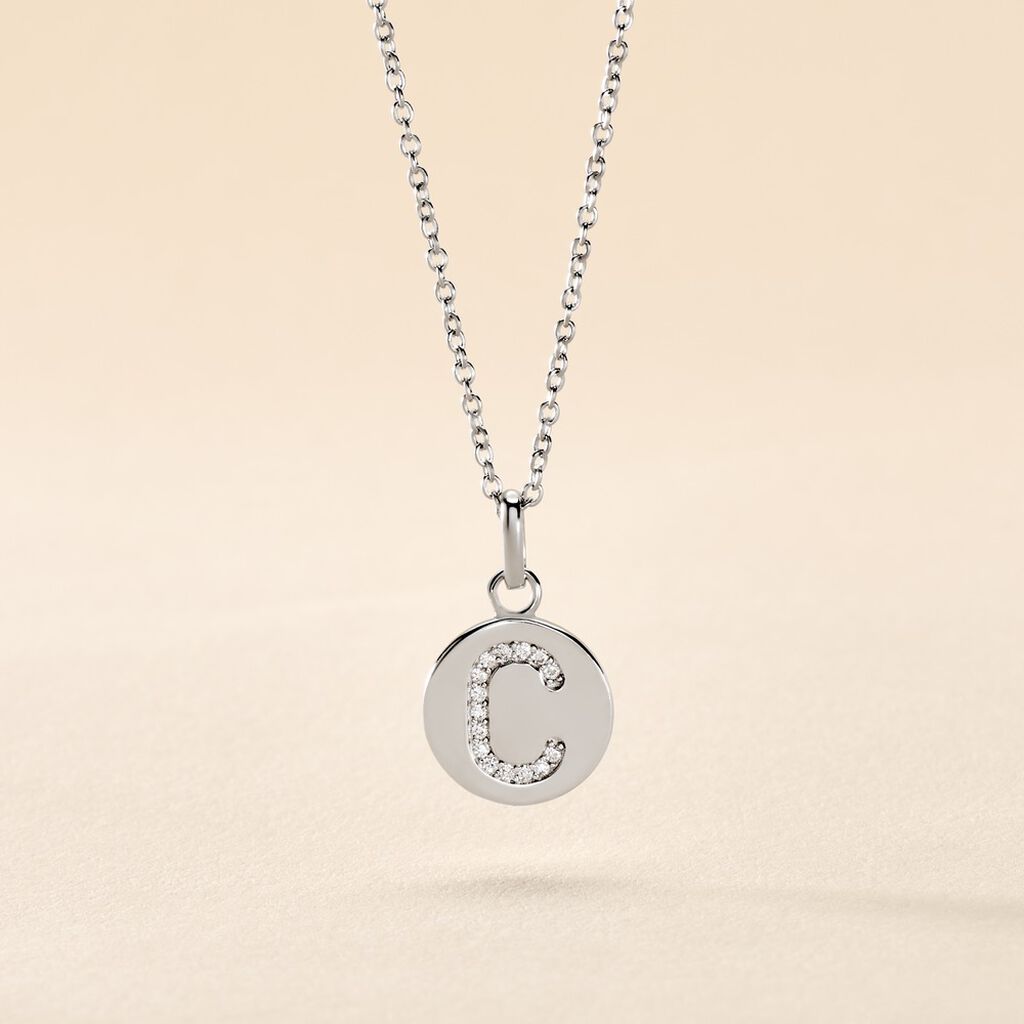 Collier Argent Eugenien Oxydes De Zirconium - Colliers fantaisie Femme | Histoire d&rsquo;Or