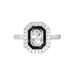 Bague Solitaire Alioune Argent Blanc Oxyde De Zirconium - Bagues solitaires Femme | Histoire d’Or