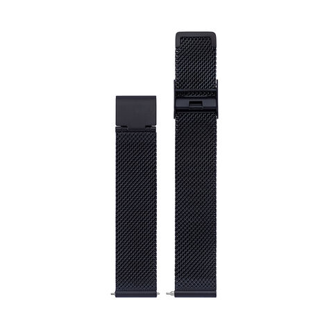 Bracelet Montre Cluse Minuit Acier Noir - Bracelets de montres Femme | Histoire d’Or