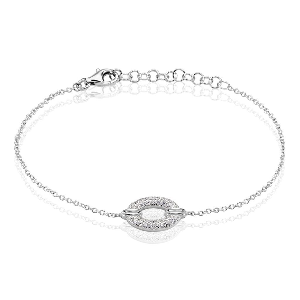 Bracelet Argent Kefira Oxydes De Zirconium - Bracelets Femme | Histoire d&rsquo;Or
