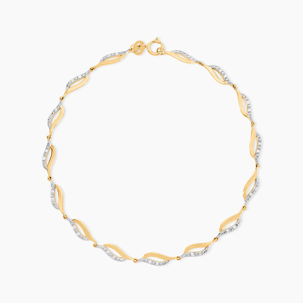 Bracelet Jaumet Or Jaune Diamant - Bracelets Femme | Histoire d&rsquo;Or