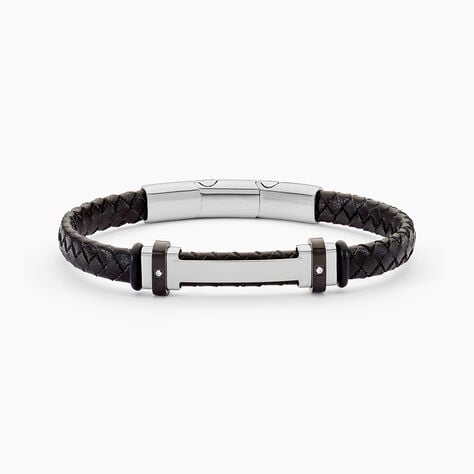 Bracelet Acier Blanc Ludovic Oxyde De Zirconium - Bracelets Homme | Histoire d&rsquo;Or
