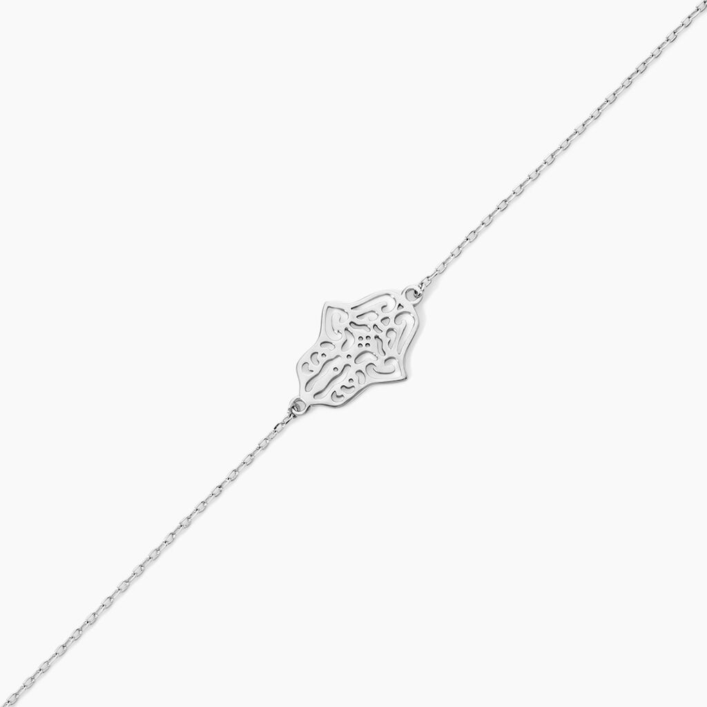 Bracelet Sarah Argent Blanc - Bracelets Femme | Histoire d&rsquo;Or