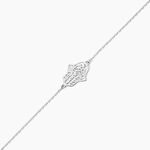 Bracelet Sarah Argent Blanc - Bracelets Femme | Histoire d&rsquo;Or