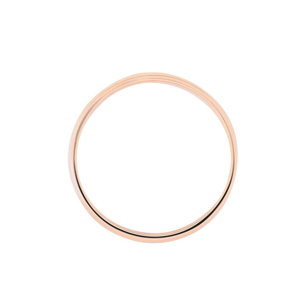 Alliance Vague Ruban Plat Or Bicolore - Alliances Femme | Histoire d’Or