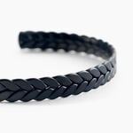 Bracelet Jonc Jourdan Guilherme Acier Noir - Bracelets joncs Homme | Histoire d&rsquo;Or