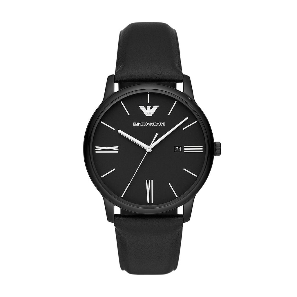 Montre Emporio Armani Noir - Id&eacute;es cadeaux Homme | Histoire d&rsquo;Or