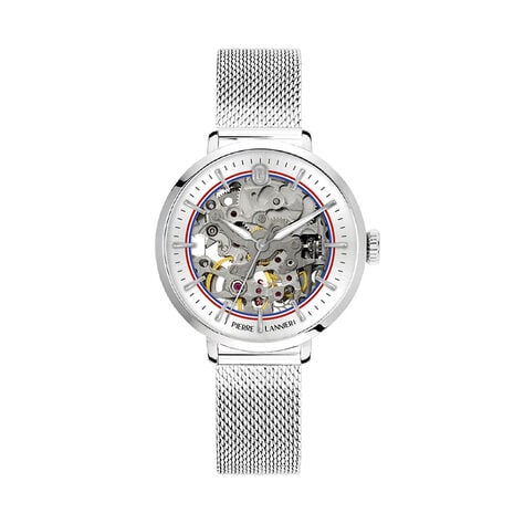 Montre Pierre Lannier Lannier Automatique 35 Argent&eacute; - F&ecirc;te des m&egrave;res Femme | Histoire d&rsquo;Or
