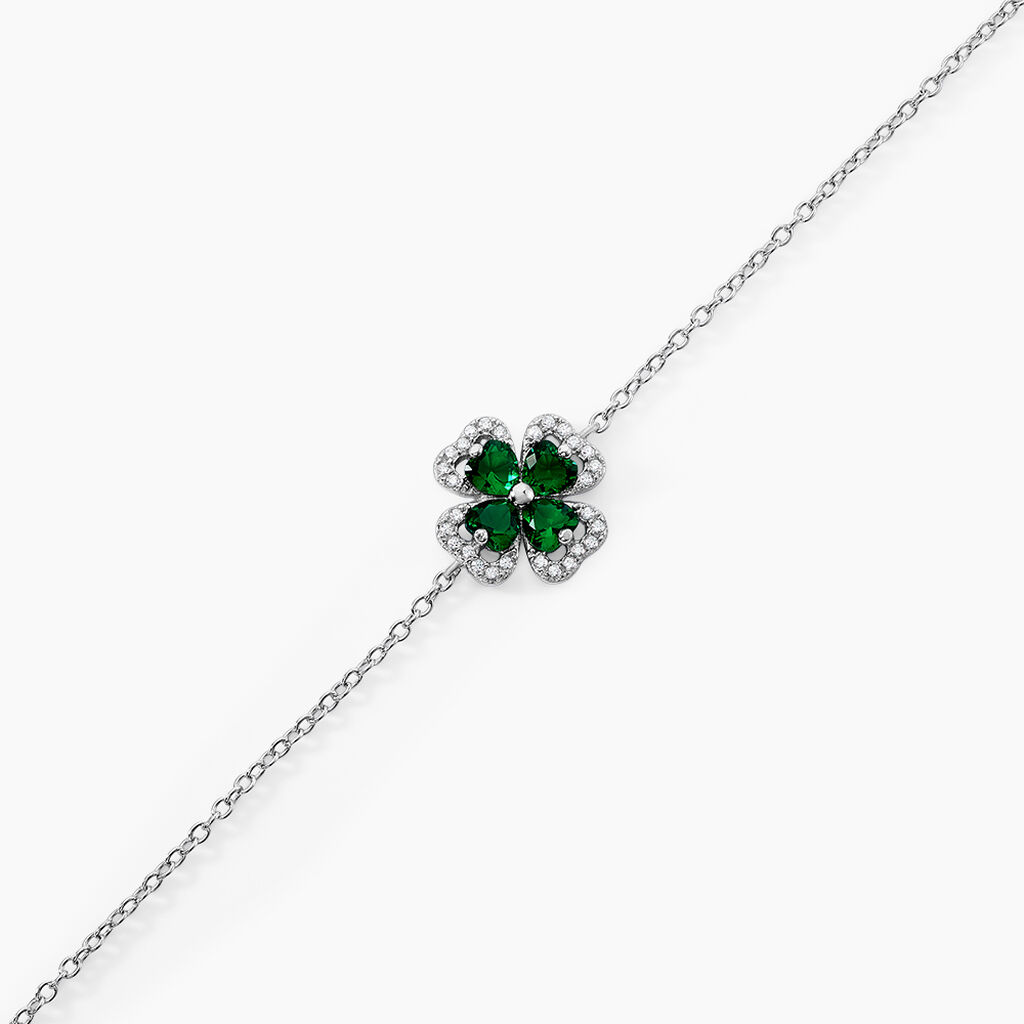 Bracelet Argent Blanc Deryn Verre Oxydes De Zirconium - Bracelets Femme | Histoire d’Or