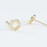 Boucles D'oreilles Puces Berangere Cercle 3 Or Jaune - Clous d'oreilles Femme | Histoire d&rsquo;Or