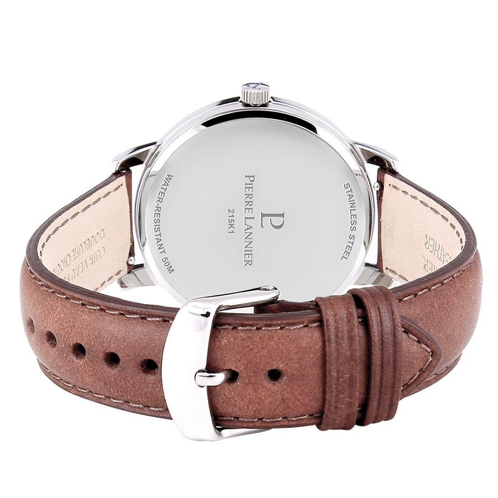 Montre Pierre Lannier Collection Week-end Vintage Blanc - Montres Homme | Histoire d’Or