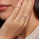 Bague Urias Or Blanc Diamant - Bagues avec pierre Femme | Histoire d&rsquo;Or