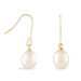 Boucles D'oreilles Pendantes Baroque Or Jaune Perle De Culture - Boucles d'oreilles pendantes Femme | Histoire d’Or