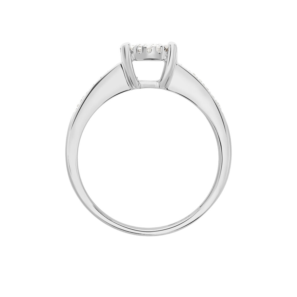 Bague Serena Or Blanc Diamant - Bagues avec pierre Femme | Histoire d’Or