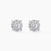 Boucles D'oreilles Puces Artemis Or Blanc Diamant - Clous d'oreilles Femme | Histoire d’Or