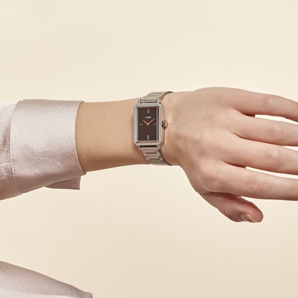 Montre cluse online femme rectangulaire