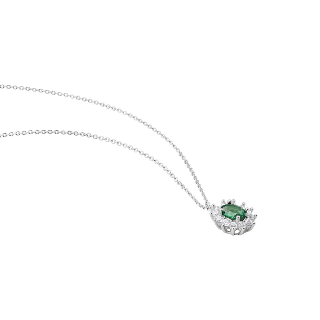Collier Perez Argent Blanc Oxyde De Zirconium - Colliers fantaisie Femme | Histoire d’Or
