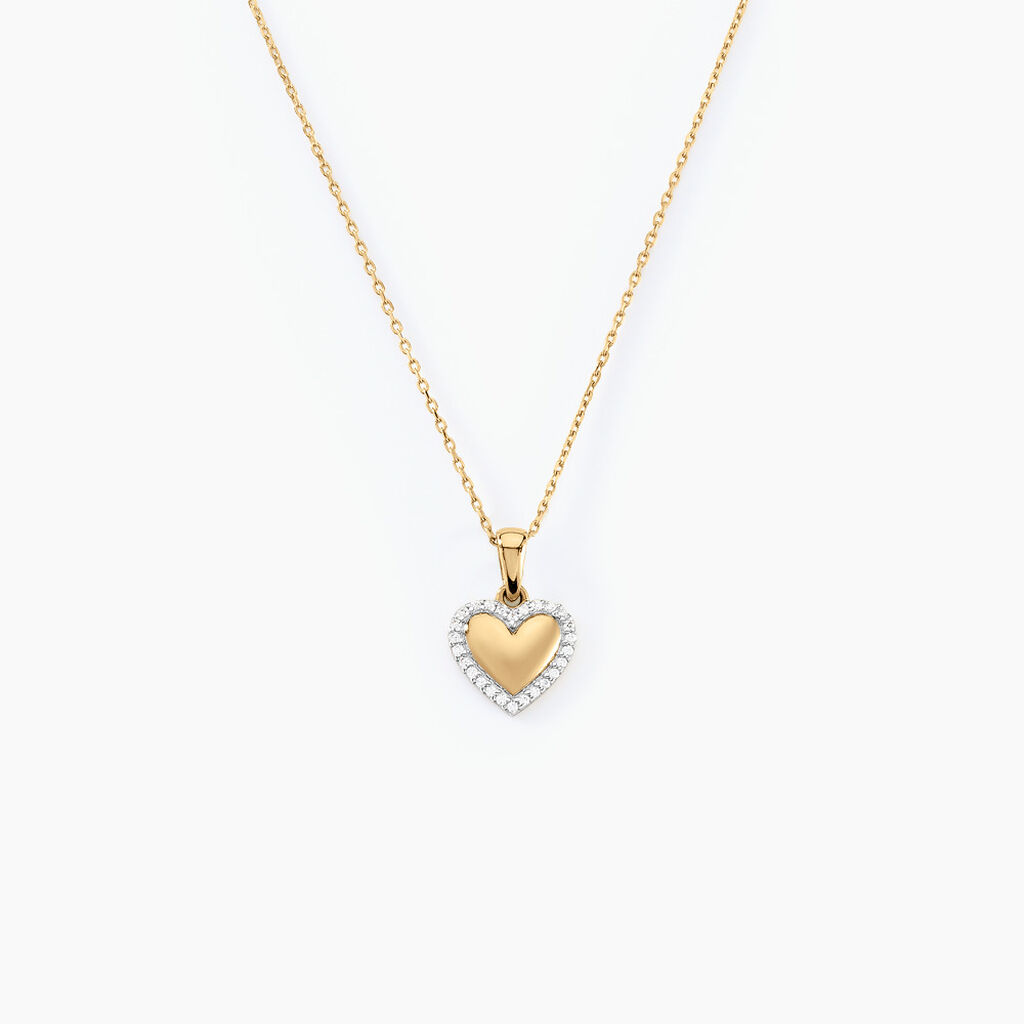 Collier Inocencio Or Jaune Oxyde De Zirconium - Colliers Femme | Histoire d&rsquo;Or