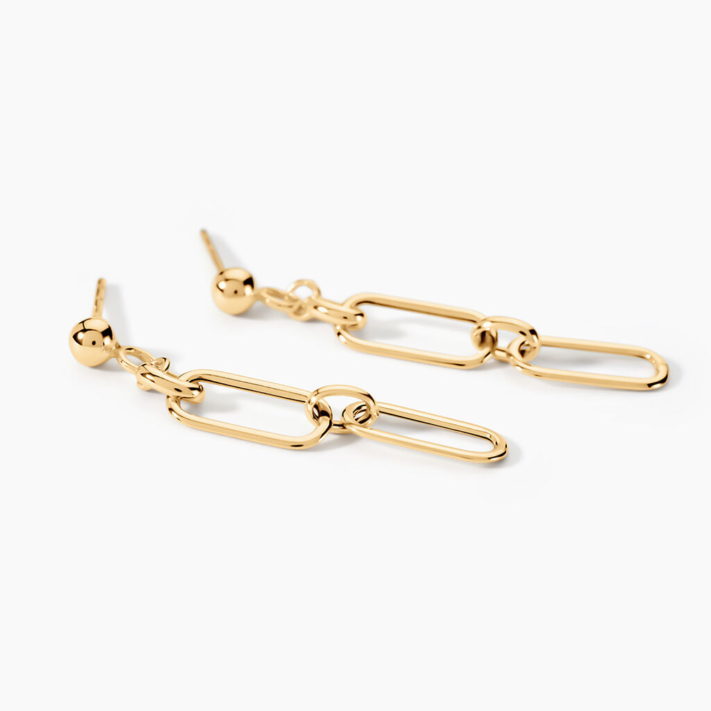 Boucles D'oreilles Pendantes Escape Or Jaune - Boucles d'oreilles pendantes Femme | Histoire d&rsquo;Or