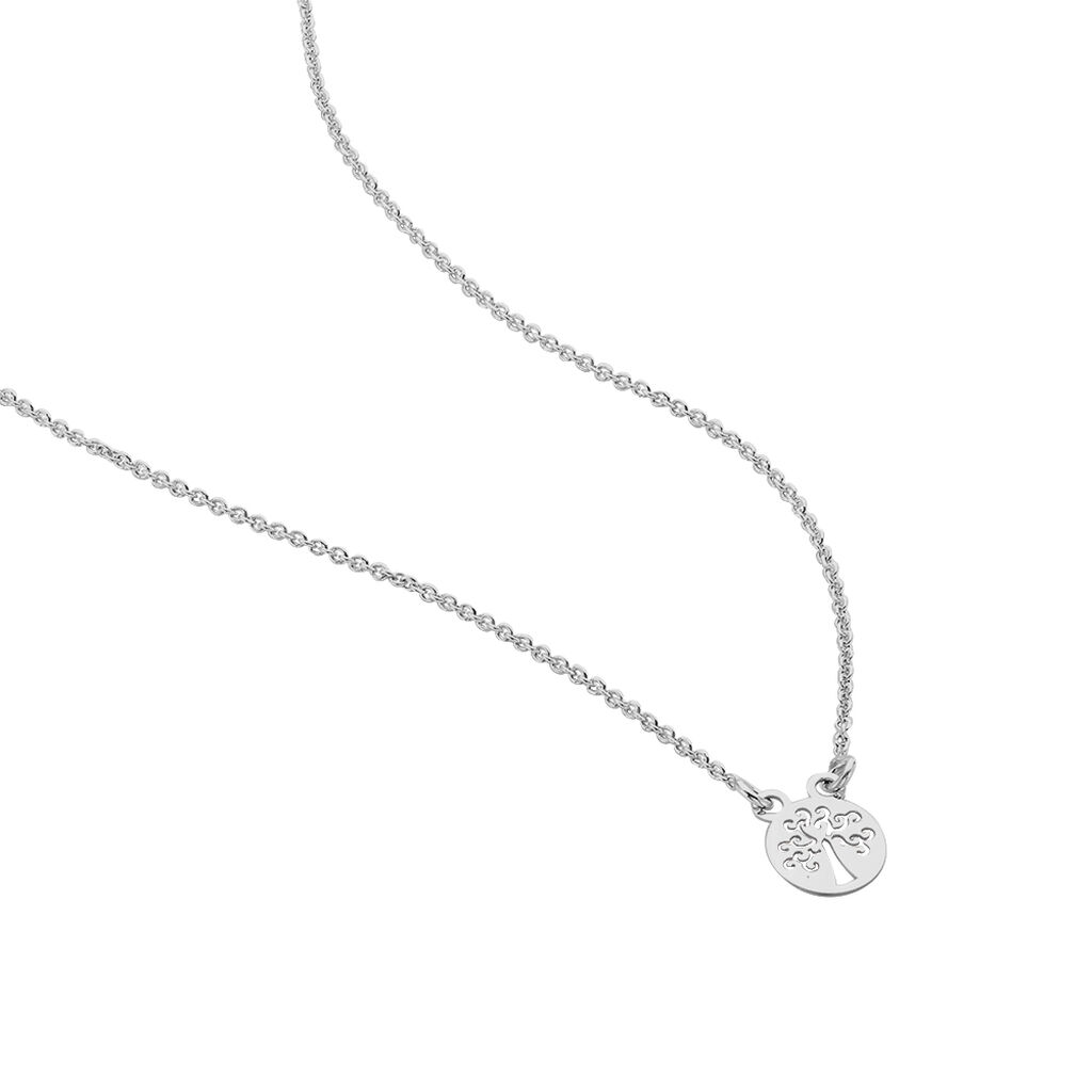 Collier Audrey-rose Argent Blanc - Colliers fantaisie Femme | Histoire d’Or