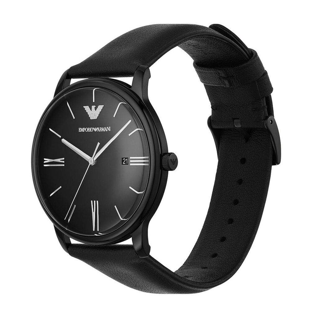 Montre Emporio Armani Noir - Id&eacute;es cadeaux Homme | Histoire d&rsquo;Or