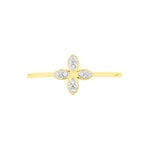 Bague Raskia Or Jaune Diamant - Bagues avec pierre Femme | Histoire d&rsquo;Or