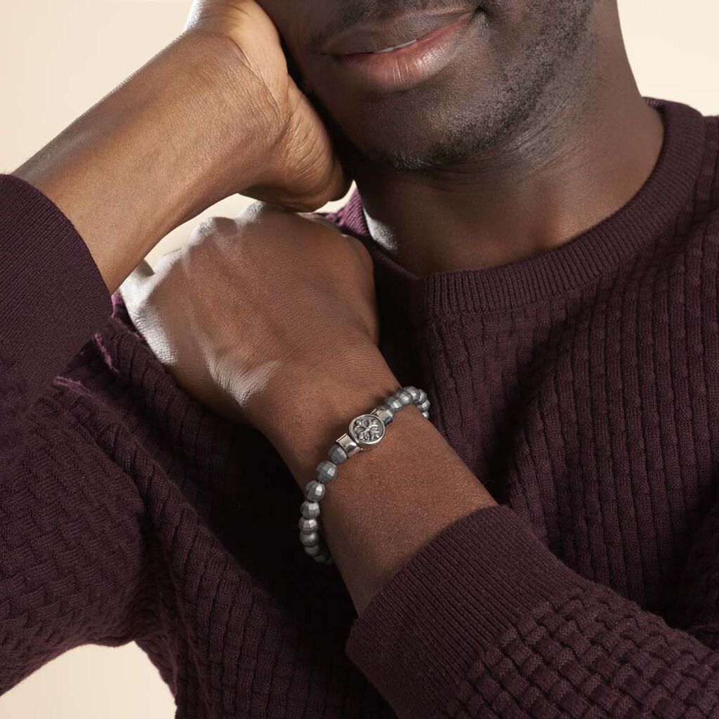 Bracelet Lisanne Acier Blanc - Bracelets Homme | Histoire d’Or