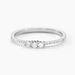 Bague Or Blanc Sabine Diamants - Bagues solitaires Femme | Histoire d’Or