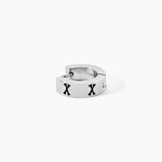 Cr&eacute;ole Unitaire Acier Blanc Jorge - Piercings d'oreilles Homme | Histoire d&rsquo;Or